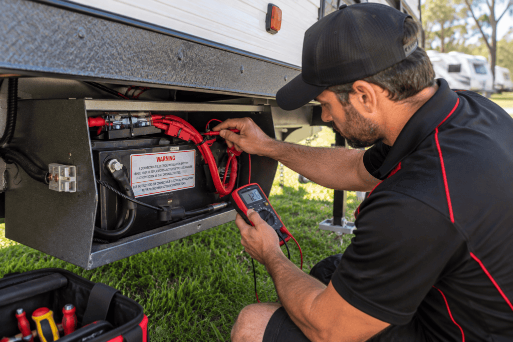 caravan 12v system