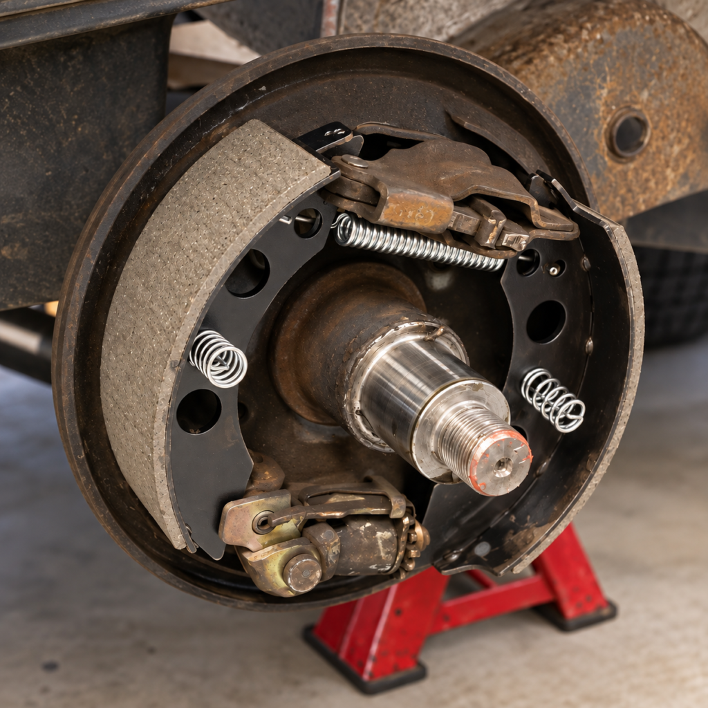 caravan brake drum and shoes