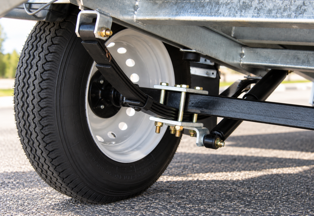 caravan leak spring suspension