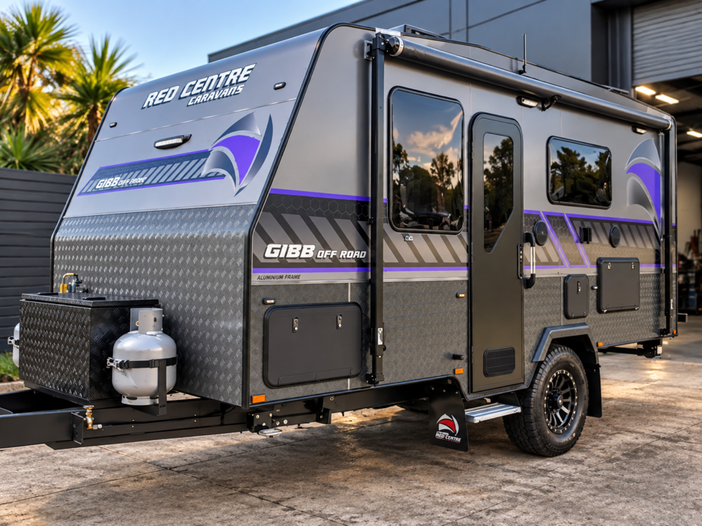 single axle caravan